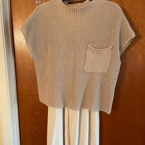 Free People Freya Sweater Set Oatmeal Bone combo. XS FP Beach collection $60